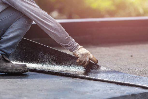 Professional Basement Waterproofing technician working in Twelve Mile, IN